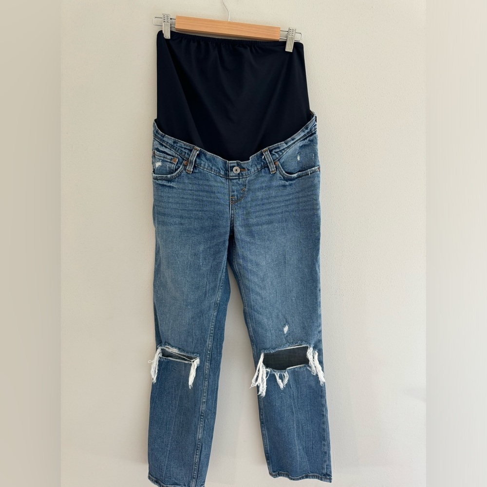 Abercrombie & Fitch Blue Straight Leg Jeans